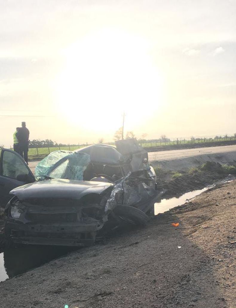 Mujer falleció en un accidente en la ruta 5