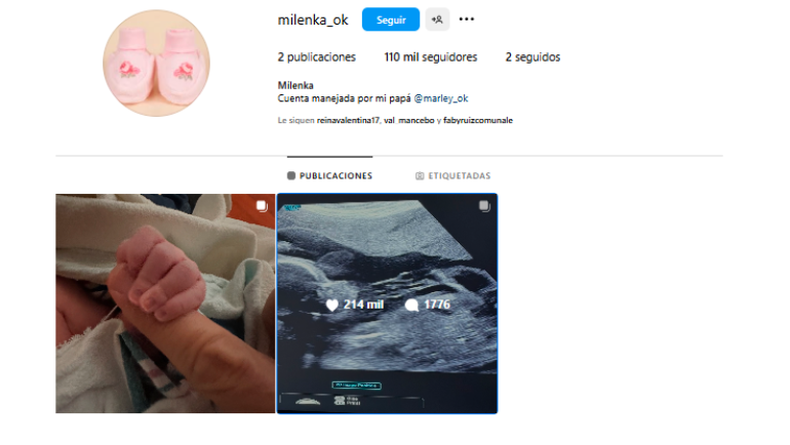 As Es Milenka La Nueva Hija De Marley Ya Tiene Instagram Propio Y