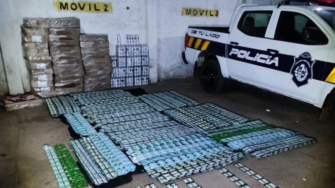 Artigas: Policía incautó contrabando de productos de higiene y alimentos