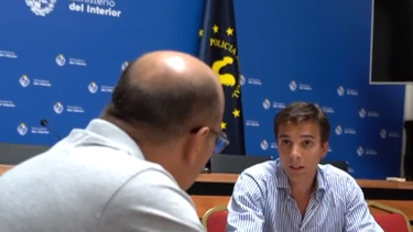 El director de Convivencia Ciudadana del ministerio, Matías Terra, recibió a UNOTT.