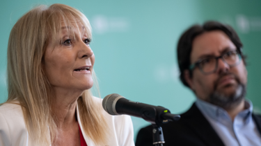 Carolina Cosse y Mauricio Zunino.