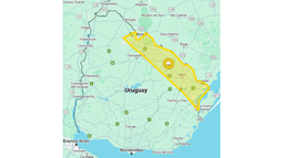 Advertencia amarilla de Inumet.&nbsp;