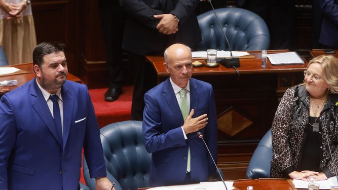 Choque entre senadores del Partido Nacional por posición del gobierno sobre Venezuela