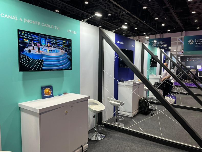 Canal 4 es el único medio uruguayo presente como expositor en el Congreso Mundial de Medios.