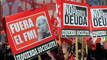 Protestan contra FMI en Buenos Aires durante encuentro del G20