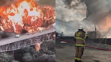 Explosión de camión de transporte de combustibles en Panamá. Explosión de camión de transporte de combustibles en Panamá.