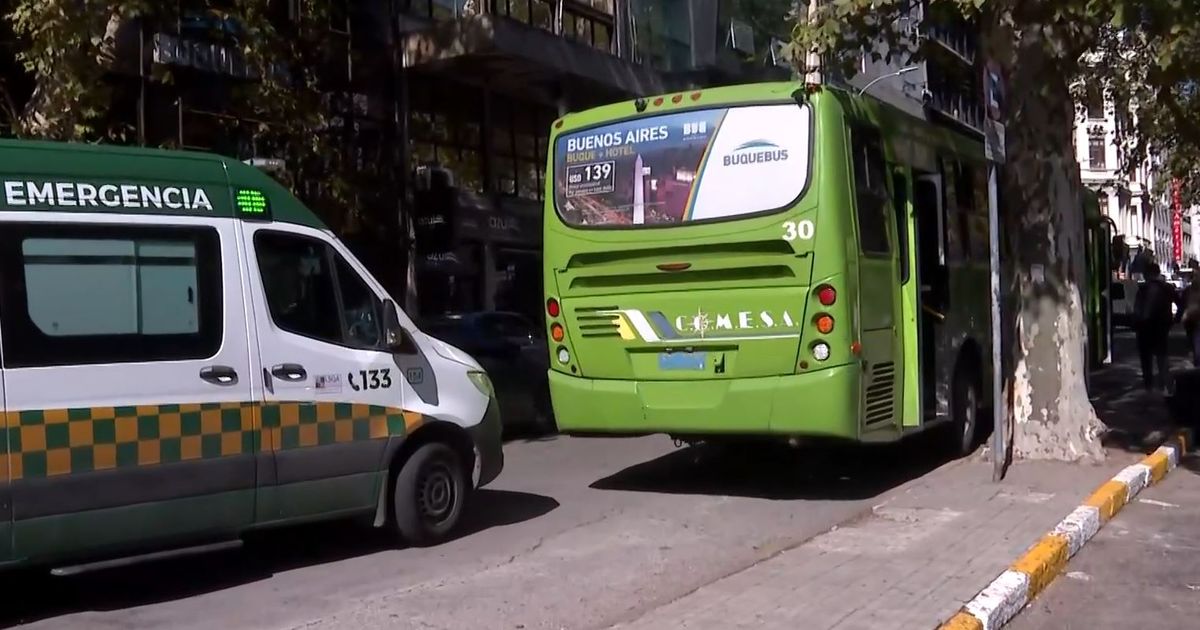 Ómnibus embistió a mujer y a su hijo de 7 años en el Centro