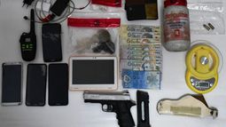 Incautaron drogas, una réplica de pistola y municiones en Lavalleja