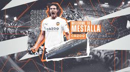 Así fue presentado Cavani en el Valencia.