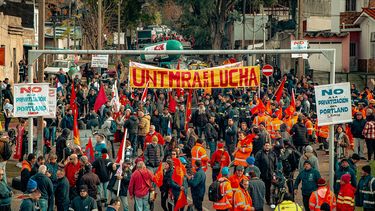 Metalúrgicos realizan paro nacional en favor del plebiscito&nbsp;