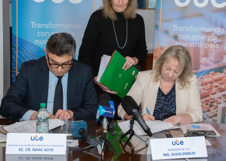 OPP y UTE firmaron un convenio para cofinanciar obras de infraestructura eléctrica en proyectos de electrificación rural.