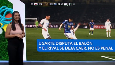 La exárbitro Claudia Umpiérrez analizó las jugadas polémicas del partido Uruguay 1 - Japón 1.