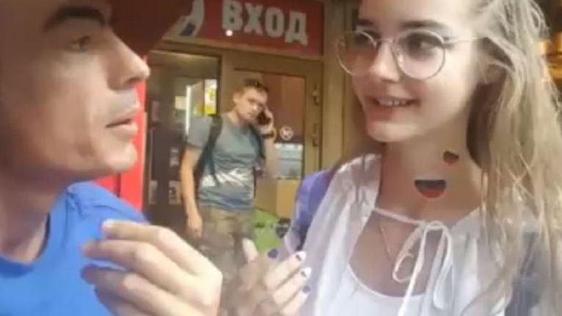 Expulsan del Mundial a argentino que grabó broma sexista a una rusa