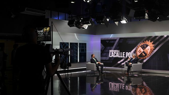 El presidente Luis Lacalle Pou en Telenoche.