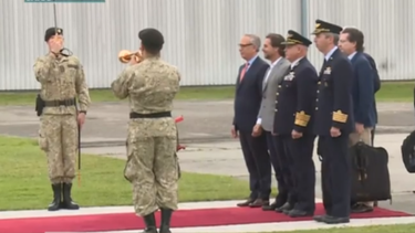 Lacalle Pou pisó suelo