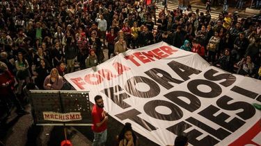 Miles de brasileños volvieron a marchar al grito de Fuera Temer