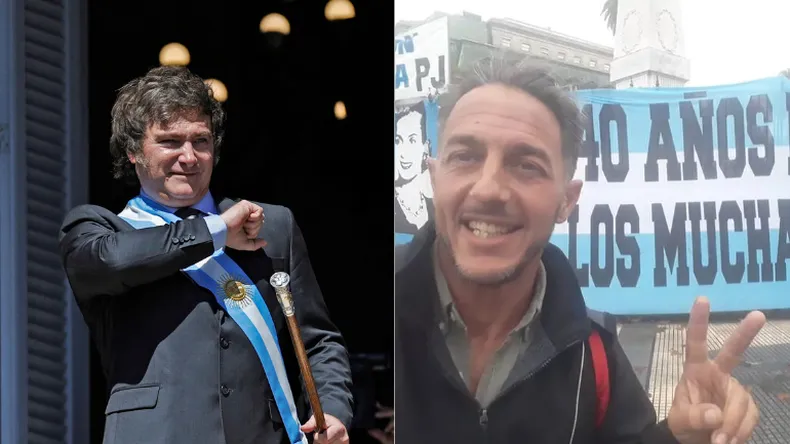 Condenaron con prisión al hombre que atacó con un botellazo a Javier Milei