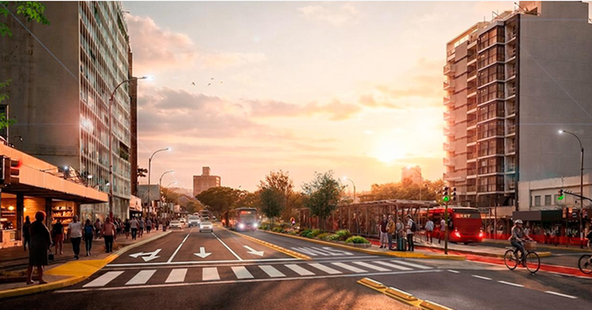 Así será la reforma del transporte en 8 de Octubre y Avenida Italia, con zonas sin ciclovía y pasos a desnivel