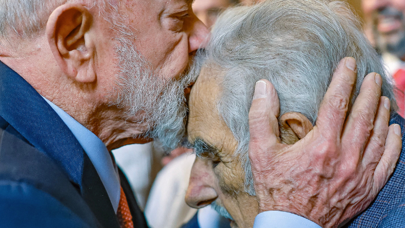 Encuentro entre Mujica y Lula Da Silva.