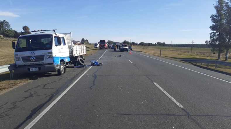 El hecho se registró a la altura del kilómetro 60 de la Ruta 8.