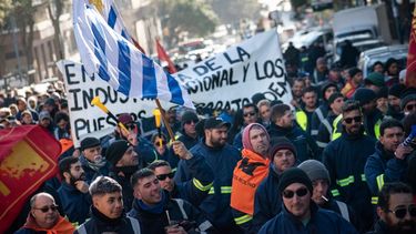 Este jueves el PIT-CNT realizó paro parcial con movilización y el presidente de la central sindical, Marcelo Abdala, realizó una evaluación.