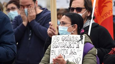 Trabajadores sanitarios rindieron tributo a colegas fallecidos