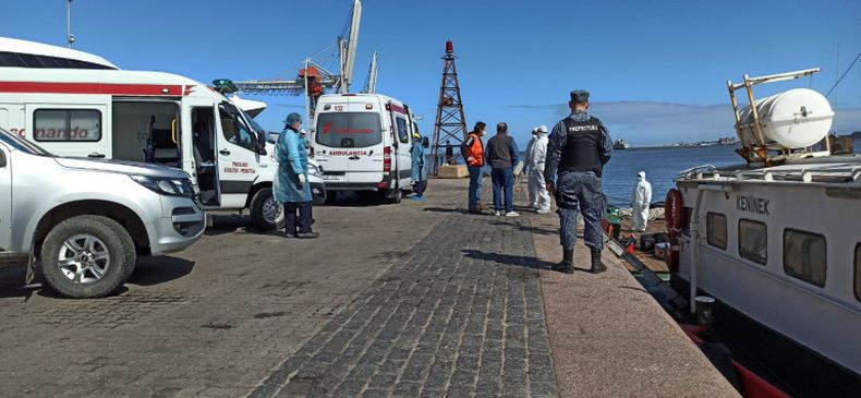 Armada Nacional realizó nuevo operativo sanitario en el Puerto de Montevideo