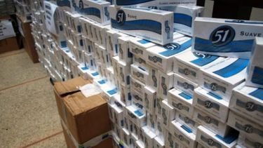Policía Caminera incautó 850.000 cigarrillos de contrabando en los últimos 30 días.