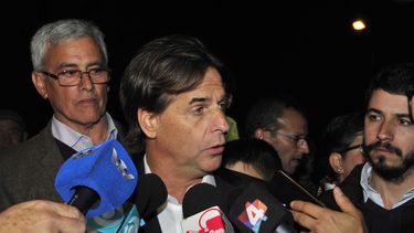 Luis Lacalle Pou participó del festival de India Muerta.
