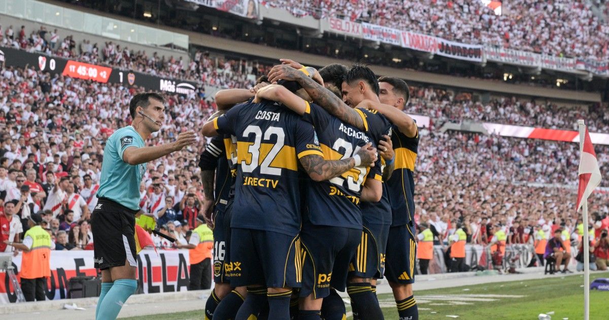 Boca Juniors le ganó a River Plate 1-0 como visitante y quedó tercero en su serie