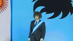 Fátima Flórez imitó a Javier Milei en su debut en Mar del Plata.