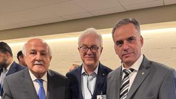 Mario Lubetkin conversó con el embajador de Palestina en ONU sobre la posibilidad de dos Estados