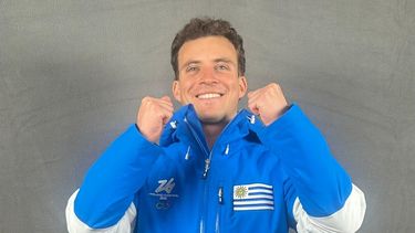 Esquiador uruguayo Nicolás Pirozzi.