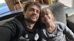 Luciano Supervielle y su hija Nina