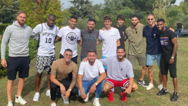 Lucas Sugo fue el invitado estrella de Luis Suárez en casa de Griezmann
