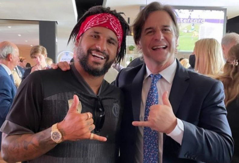 Lacalle Pou se dio un gusto personal tras la final de la Libertadores
