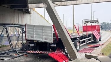 Siniestro en puente de los accesos.&nbsp;