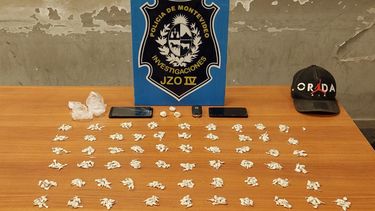 La Policía incautó 593 dosis de pasta base en Colón