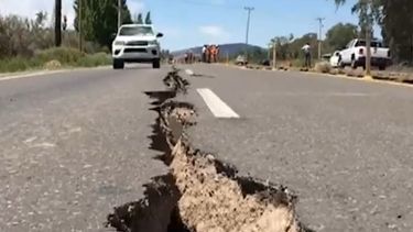 Así se vivió en vivo el sismo en Argentina desde un canal de TV