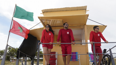 Guardavidas en Montevideo.