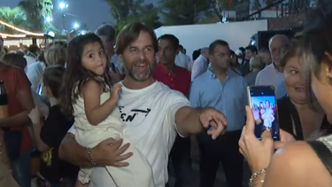 Luis Lacalle Pou estuvo en la 57 edición de la Fiesta de la Cerveza de Paysandú.