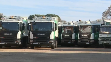 Intendente Zunino defendió la compra de camiones de basura ante críticas de Adeom y la oposición