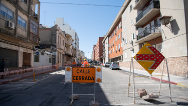 Calles cortadas en Montevideo por licencia de construcción.