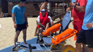 Nueva bajada inclusiva en Punta del Diablo