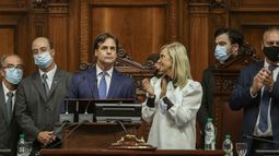 Lacalle Pou en la Asamblea General.