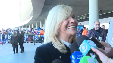 Beatriz Argimón recibió a la selección uruguaya de fútbol sub-20