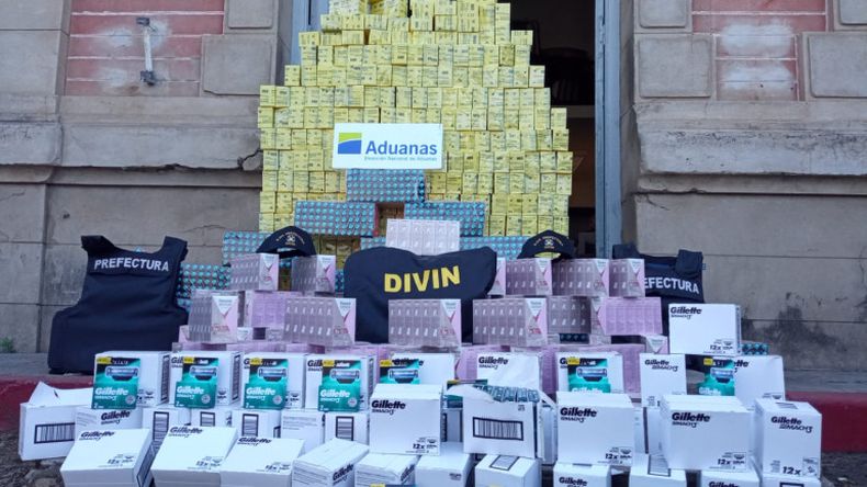 Incautaron mercadería de contrabando valuada en $1.460.000
