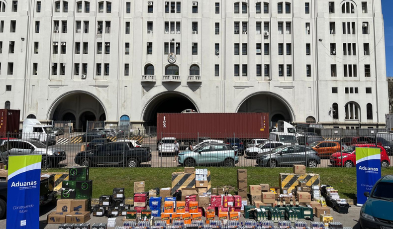 Aduanas alcanzó un récord de 27,9 millones de dólares en mercadería incautada en el primer cuatrimestre de 2026