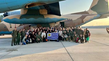 Avión Hércules vuelve a Tel Aviv en busca de más uruguayos.
