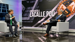 El presidente Luis Lacalle Pou en Telenoche.